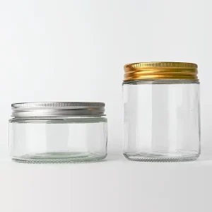 Food Grade 250ml 500ml Round Glass Jars for Honey Pickles Food Canning and Storage