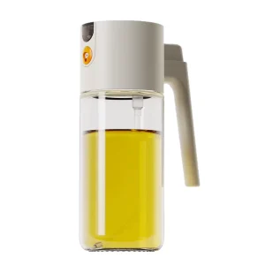 Food Grade 250ml Glass Spray Oil Dispenser Bottle Oil Sprayer Mister Kitchen Cooking Oil Pot for Air Fryer BBQ Salad Baking