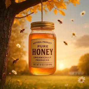 Food Grade 8oz 16oz 24oz 150ml Glass Mason Honey Storage Jar with Lid for Fruit Honey Tea and Jam