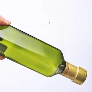 Food-Grade Cooking Oil Glass Bottle with Easy-Open End