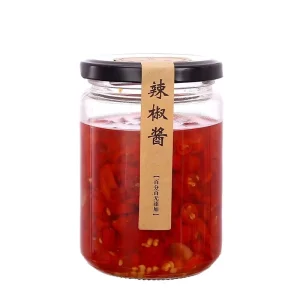Food-Grade Empty Round Glass Honey Jar 100ml 200ml 300ml 400ml 500ml 750ml 1000ml