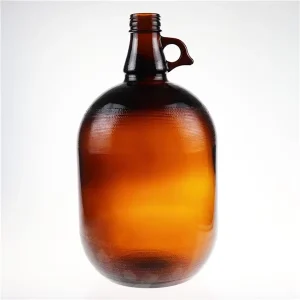 Food Grade Factory Amber Large Beer Glass Bottles Super Large Capacity Glass Bottle for Beverage Packaging