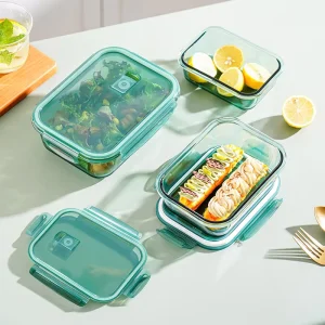 Food Grade Glass Jar Plastic Lid Durable Eco Friendly Portable Minimalist Design 150mL Camping Storage for Soup Cooked Food