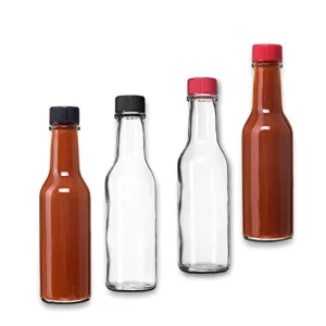 Food Grade Glass Sauce with Twist Cap Kitchen Packaging Ketchup Bottle Food Grade Glass Packaging