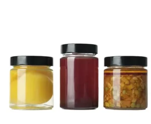 Food-Grade Round Straight Glass Storage Jar 100ml-1000ml Hermetic Pickle and Jam Jar