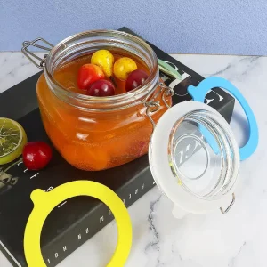 Food Grade Silicone Gasket Seals for Glass Clip Top Canning Jars