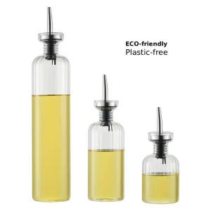 Food Grade Soy Sauce Bottle Design Vinegar Bottles with Lids Storage Jars for Oil Kitchen Set Holder Vintage Olive