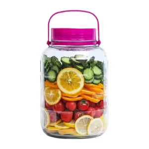 Food Grade Storage Jars with Cover for Canning Fermenting and Condiment Storage