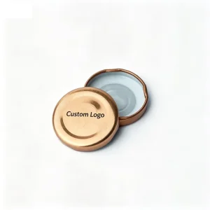Food-Grade Tinplate Closure Metal Lids for Glass Jar Packaging, 38mm to 82mm