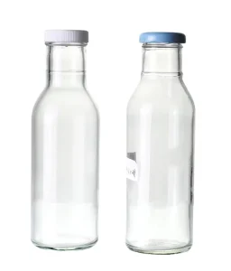 Food Grade Transparent Chili Hot Sauce Glass Bottle with Plastic Cap 350ml 250ml