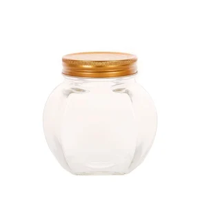 Food Packaging Glass Bottle Custom Transparent Jar Household