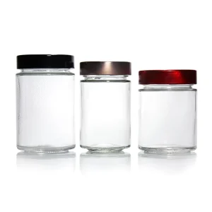 Food Storage Glass Jam Jar for Spices, Seasoning and Food