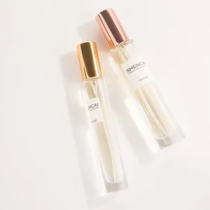 Fragrance Thick Bottom Refillable Small Sample Screw Portable Travel Slim Cylindrical 10ml 15ml Glass Perfume Bottle