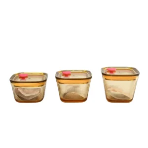 Fresh Keeping Tempered Glass Lid clear Borosilicate Glass Food Storage Container Box Round Lunch Box