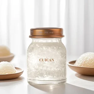 Fresh Stewed Glass Bottle Jam Fish Glue High Temperature Resistant Transparent Sealed PT Cap Bird’s Nest Jar