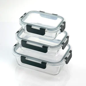 Freshness Preservation Borosilicate Glass Food Storage Container BPA Free Food Grade Glass Lunch Box