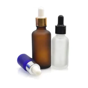 Frosted Amber Brown Blue Clear Black Green Glass Perfume Bottles 5ml 10ml 15ml 20ml 30ml 50ml 100ml Lotion Dropper Bottles