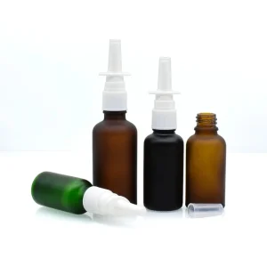 Frosted Glass Aerosol Nasal Decongestant Mist Spray Bottles 5ml 10ml 15ml 20ml 30ml 50ml 100ml