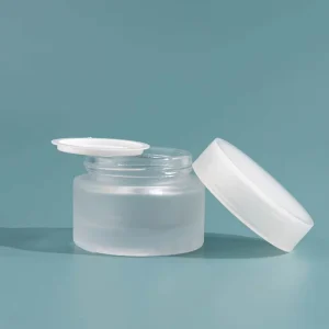Frosted Glass Cosmetic Cream Jar Set 30g 50g