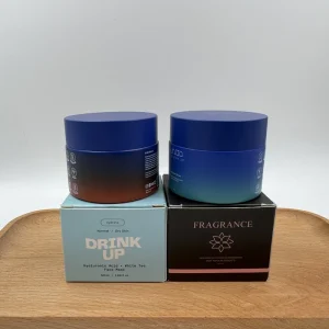 Frosted Glass Cosmetic Jar 5g 10g 20g 30g 50g 100g 200g with Box