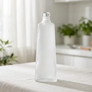 Frosted Glass Liquor Bottle 450ml 600ml 700ml for Vodka Whiskey and Spirits