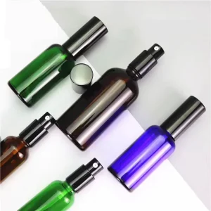 Frosted Glass Spray Bottle 20ml 30ml 50ml Amber Perfume Bottle for Room Spray and Cosmetics Supplier