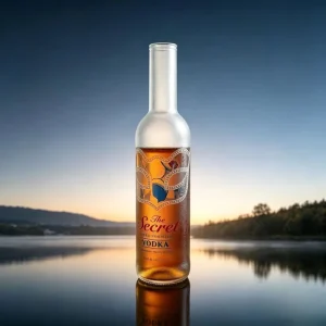 Frosted Glass Wine Bottles 200ml 375ml 500ml 750ml 1000ml with Cork for Liquor and Rum