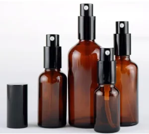 Glass Amber Spray Bottle 10ml 15ml 20ml 30ml 50ml 100ml Portable Mist Spray Bottle