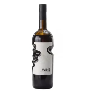 Glass Bottle 500ml 750ml 1000ml Glass Grape Wine Bottle with Wood Cork