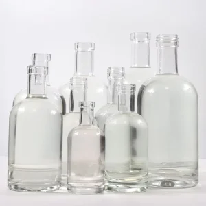 Glass Bottle Manufacturer Custom Empty Crystal Glass Wine Bottles 500ml 750 ml