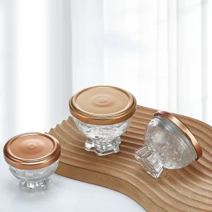 Glass Bottle for Bird’s Nest, Jam, and Fish Glue with High-Temperature Resistance and Sealed Lid