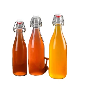 Glass Bottles 8.5oz 12oz 16oz 25oz 32oz Swing Top With Flip Top Airtight Lid for Drinks Wine Juice