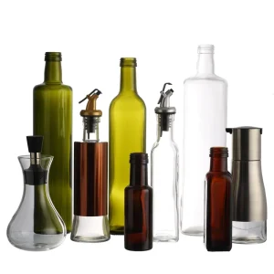 Glass Bottles for Olive Oil 100ml 200ml 500ml 750ml 1000ml with Screw Cap