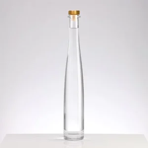 Glass Bottles with Cork, 375ml 500ml 750ml, for Fruit Juice, Cider, Liquor and Spirits