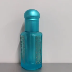 Glass Bottles with Foil Print for Perfume Oils, Oud Oils, and Attars, 3ml, 6ml, or 12ml