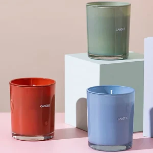 Glass Candle Jar with Lid