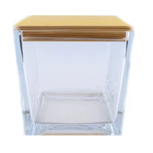 Glass Candle Jar with sealed Lid