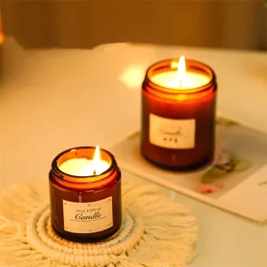 Glass Candle Jars With Lids Glass Jars for Candles Glass Candle Holder