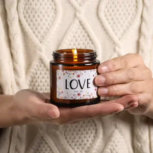 Glass Candle Jars With Lids for Candle Making