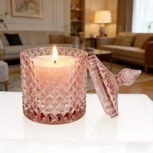 Glass Candle Vessel Set of 24 10oz with Printed Box