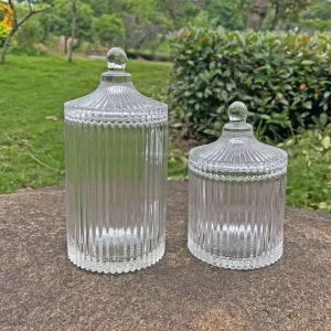 Glass Containers Storage Glass Candy Box Container Glass Food Box Container