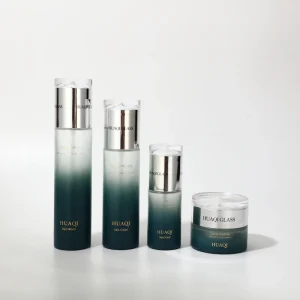 Glass Cosmetic Bottle Packaging Set 150ml 120ml 50ml 50g 30g