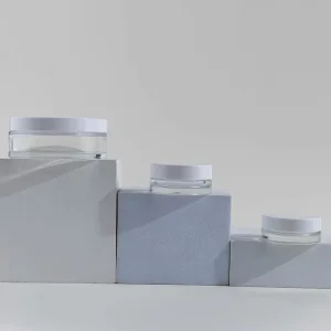 Glass Cosmetic Cream Jar with Lid 5g 10g 20g 30g 50g 100g 120g 200g Frosted