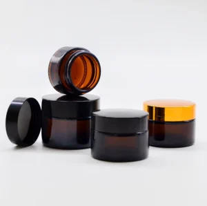 Glass Cosmetic Cream Jars 5g 10g 15g 20g 30g 50g 60g 100g 240g 250g