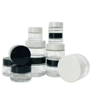 Glass Cosmetic Jar 5g 10g 15g 20g 25g 30g 50g with Inner Cover