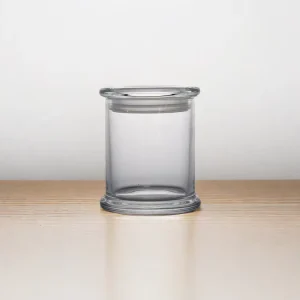 Glass Decorative Candle Jars with Lids, Nordic Style