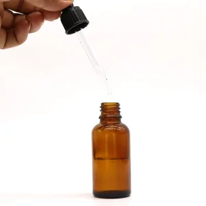 Glass Dropper Bottle 5ml 10ml 15ml 20ml 30ml 50ml 100ml with Screw Cap for Perfume, Serum, and Oil