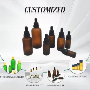 Glass Dropper Bottle for Essential Oils, 5ml 10ml 15ml 20ml