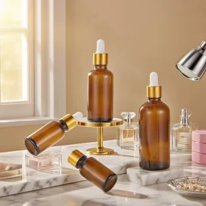 Glass Dropper Bottles 30ml 50ml 100ml Essential Oil Bottle 1oz with Box