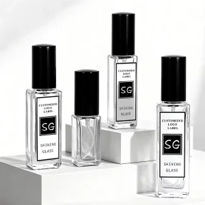 Glass Empty Perfume Bottles 3ml 5ml 10ml 18ml 30ml Screw Neck